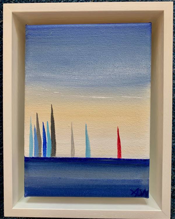 - Acrylic on Canvas, Painting by Annabel Menheneott, measuring 18 x 13 cm (H x W) framed at 22 x 17 cm £275